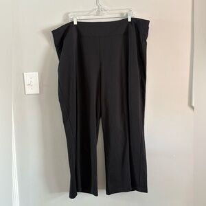 VGUC Athleta Black Wide Leg Crop Pants